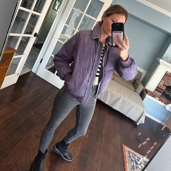 comfy ski Jackets & Blazers - Vintage purple puffer ski jacket